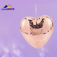 Disco Ball Heart Shaped Disco Balls Decoration Retro-Reflective Disco Ball for Party,Bar,KTV,Etc.Han