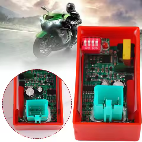 4/5/6Pin AC CDI Box With DIP Switch Motorcycle Lgnition Speed Limit4000-12000 For WAVE100 Racing YX1