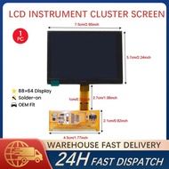 1Pc LCD Instrument Cluster Screen 88x64 Pixel for Audi TT 8N S3 8L A6 C5 4B 1998-2006 Bosch Jaeger D