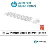 HP 650 Wireless Keyboard and Mouse Combo- White / Black  (4R016AA / 4R013AA)
