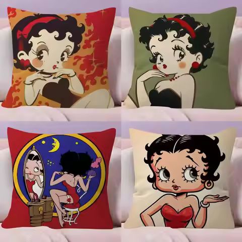 ANIME cute B-Betty Boop Pillow Cushion Cover Pillowcase Living Room Sofa Home Decor Customized