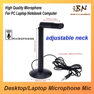 High Quality Computer Desktop/Laptop Microphone Mic (adjustable neck)