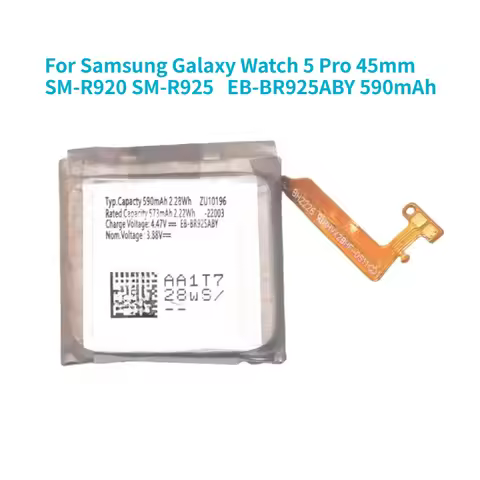 For Samsung Galaxy Watch 5 Pro 45mm SM-R920 SM-R925 Smart Watch EB-BR925ABY 590mAh Battery