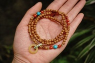 天然沉香設計款三圈手串
