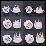 [8C11] 1PCS 6AQ5 EAA91 6J1 6J2 6X4 6Z4 Tube Soet Gold-plated Soet For 7Pin B7G Vaccum Tube Amplifier