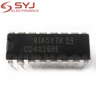 10pcs/lot CD4026 CD4026BE 4026 IC CMOS Counters Decade/Divider DIP-16 In Stock