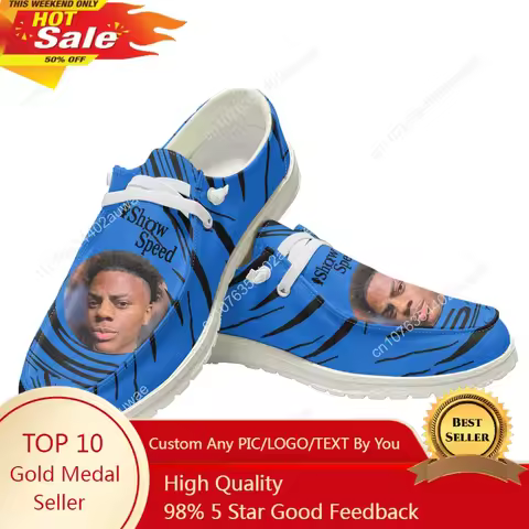 IShowSpeed American Rap Singer Casual Shoes Men Woman Flat Shoe Breathable Outdoor Lightweight Footw