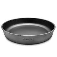 HUIOP Titanium pan, 1000ML/1500ML Lightweight Titanium Frying Pan Dinner Fruit Plate Pan Food Contai