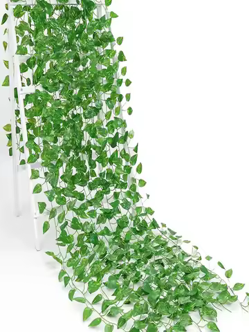 1/2/6Piece Artificial Vine Home Decor Artificial Ivy Leaf Garland Plants Vine Fake Foliage Flowers C