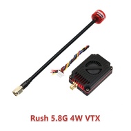Rush 5.8G 4W 48CH VTX FPV VTX Image Transmission Adjustable 25mW 200mW 1600mW 4000mW With Antenna VT