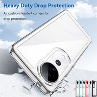 For Vivo V40 Pro Case Luxury Silicone Clear Bumper Transparent Shockproof Phone Protector Vivo V40 P