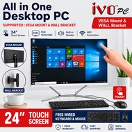 🌟24" Vesa & Wall Mount support All in One Desktop PC🌟 Intel i3 i5 i7 all in one desktop