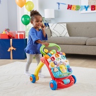 Vtech　2合1多功能寶寶學步車-紅