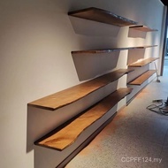 Decorative Rack Wall-Mounted Partition Rack Desk Living Room Wall TV Flat Board Bar Bookshelf Natura