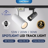 [SIRIM] VHome® Track Light 12W 20W 30W COB LED Lampu Tracklight Spotlight Ceiling Light [2 Years War