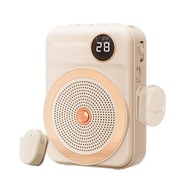 [jwerlyday]Portable Bluetooth Microphone&amp Speaker Voice Amplifier for Teachers Wireless Lavalier 