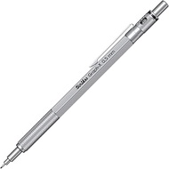 Scrikss Office Graph-X Satin Chrome Plated Mechanical Pencil with 0.5mm Lead of Grade 2B, Mini Inter