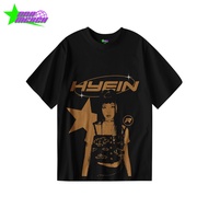 HYEIN Y2K STYLE / BIG SIZE TSHIRT HYEIN NEW JEANS SHIRT