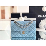 CHANEL/CHANEL, cf2.55/23, Sky Blue, New Product Upgraded Version Rhombus, First Class haas Tire Beef