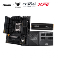 【重磅價】華碩 TUF GAMING B650-PLUS WIFI+美光 Crucial T500 1TB+XPG 威剛 CORE REACTOR II 850W
