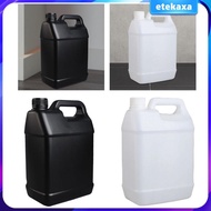 [Etekaxa] 1 Gallon (3.8 Liter) Plastic Can, Cooking Oil Container, Empty, Portable, Storage Containe