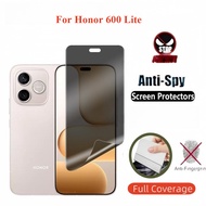 Honor600Lite Anti-Spy Hydrogel Film For Honor 600 Lite Pro 600Lite 5G 2026 Anti-Privacy Hydrogel Scr