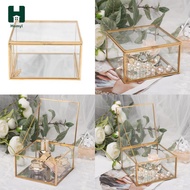 Homyl Vintage storage glass jewelry holder memory sake display 13x3x7.5cm Clear 13x13x7.5cm