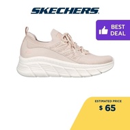 Skechers Women BOBS Sport B Flex Hi Leveled Ground Shoes - 117384-NAT Memory Foam Machine Washable, Vegan SK7354