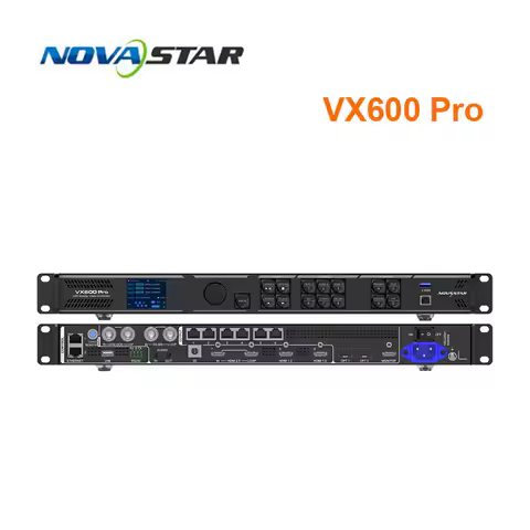 NovaStar VX600 Pro 6 Ethernet Ports Controller 39M Pixels Genlock Sync 4K@60Hz HDCP 2.2 Certified
