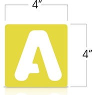 Set Stensil Huruf Abjad Karty untuk Kanak-kanak dan Dewasa - Templat Melukis, Huruf dan Lukisan - St
