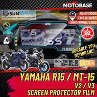 YAMAHA R15 / MT-15 (V2/V3) Meter Screen Protector TPU Film [SunOptics] R 15 MT MT15 V2 V3 Motorcycle