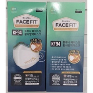 [Made in Korea]KF94/BLUNA Face Fit 30pcs 4ply Face White Mask/KFDA/individual packing