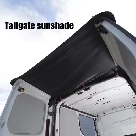 NEW High-end Waterproof RV Rear Barn Door Awning Cover Blocker Camping 176/180*114cm Waterproof Suns