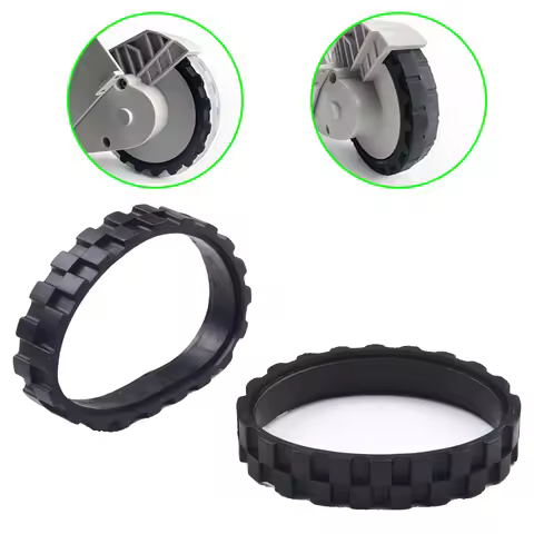 2pcs Tire Skin For Xiaomi-Mijia 1S 2S T4 1C For-Roborock S50 S55 S51 S6 S4 S5 Max For-Irobot 500 600