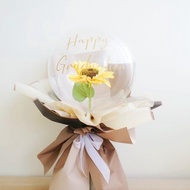 氣球花束(向日葵款)情人節禮物/白色情人節/聖誕節/生日禮/告白