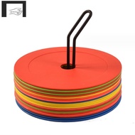 10Pcs Soccer Flat Cones Marker Disc  Marker Disc Basketball Sports Speed Agility Training Markers,Po
