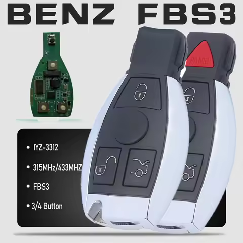 KEYECU IYZ-3312 for Mercedes-Benz W204 W207 W212 W164 W166 W221 MB FBS3 BGA Keyless-Go Smart Remote 