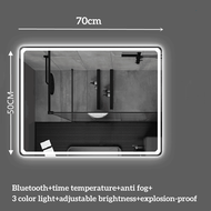 Bathroom Intelligent Mirror Lighting Luminous Mirror Beauty and Makeup Dimming Touch LED Mirror Make