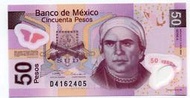 [富國]外鈔Mexico墨西哥2004年50pesos塑膠鈔Pnew*