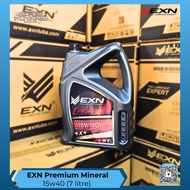 EXN LUBE Engine Oil - 15w40 (7 liter) - Premium Mineral Engine Oil - Automotive, Van, 4x4, 1-Ton Lor