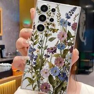 1ชิ้น เคสโทรศัพท์ลายดอกไม้แฟชั่น ปลอกป้องกันนุ่ม เข้ากันได้กับ Huawei Honor, Redmi, Galaxy A04e/12/A