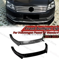 Front Bumper Lip for Volkswagen Passat B7 Standard 2011-2015 Car Lower Splitter Diffuser Chin Body K