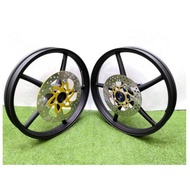 HONDA RS150 RS150R RS 150 ENKEI SPORT RIM SP522 TITANIUM HUB 5 LEG SPORTRIM 5 BATANG KAKI 160 x 160 