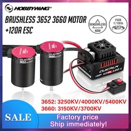 HobbyWing ESC  QuicRun WP 10BL120 G2 120A ESC 3652 3660 G2 Motor 2-4S Waterproof Sensorless Brushles