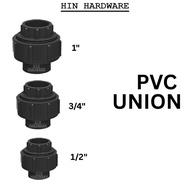 HIN Heavy Duty PVC Pipe Union Connector Fitting – Durable Water-Resistant Plumbing Joint