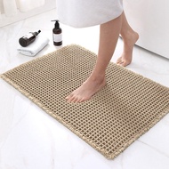 Waffle Carpet Bathroom Entrance Absorbent Floor Mat Waffle Door Mat Bathroom Non-Slip Foot Mat