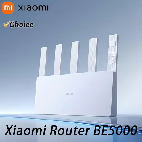 Xiaomi Router BE5000 WiFi 7 2.5G 5011Mbps Network Port 512MB Memory 2.4/5GHz Dual Broadband Access N