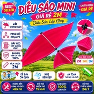 Chinh My song Van mini flute kite 1m25 1m7 2m5 3m5 4m5 cheap assembly - Cho Lon.store