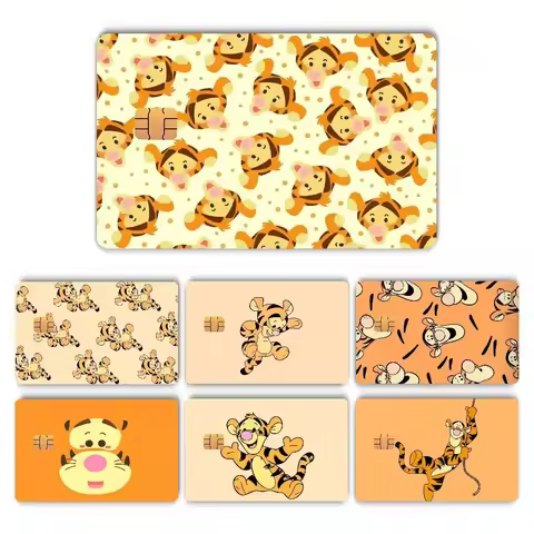 T-tigger D-disney Credit Debit Card Film Skin Sticker Credit Card Skin Stickers For Bank Card Bus Me
