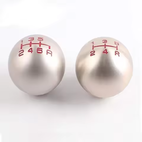 Full New 5/6 Speed JDM Ball Shape Shift Manual Gear Knob M10*1.5 For Honda Fit Civic City FD2 FN2 EP